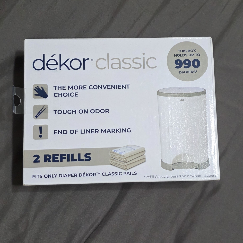 Classic Diaper Pail Refills - White